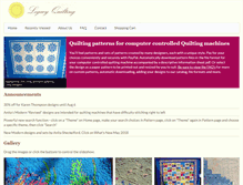 Tablet Screenshot of legacyquilting.com